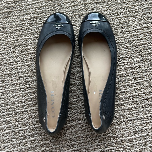 Coach black flats 8.5 - Picture 1 of 4